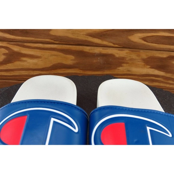 Champion Size 7 M Blue Slide Synthetic Men Shoes 100147M‎ - Picture 3 of 8